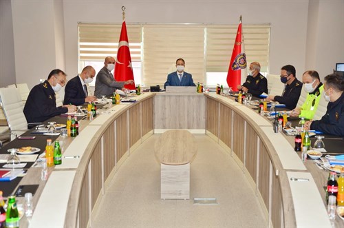 Emniyet Müdürümüz Sn.Ömer USLUSOY Başkanlığında 2020 Yılı Değerlendirme Toplantısı Yapıldı
